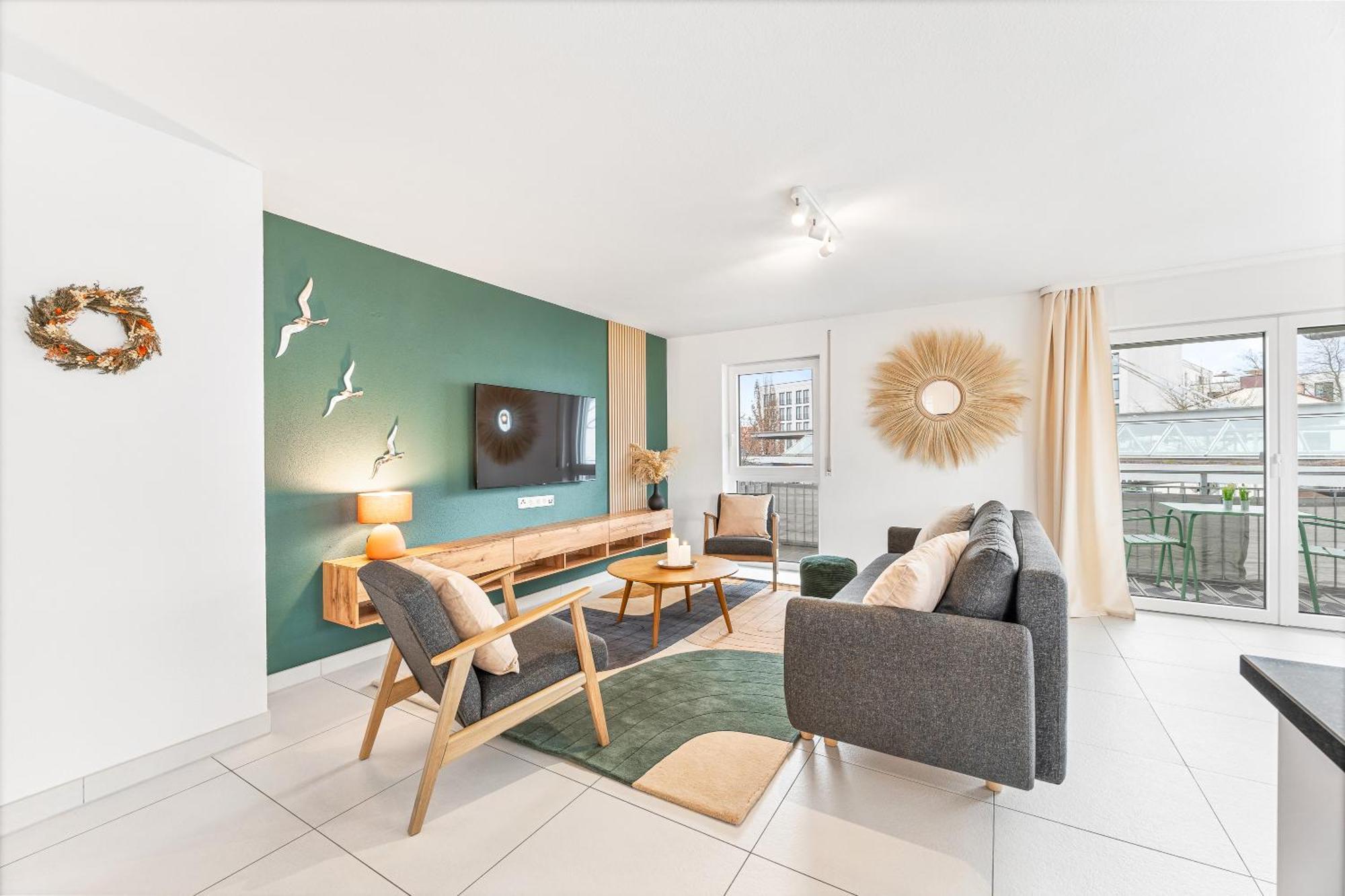Design-Apartment - Kueche - Parken - Zentral ラインフェルデン＝エヒターディンゲン エクステリア 写真
